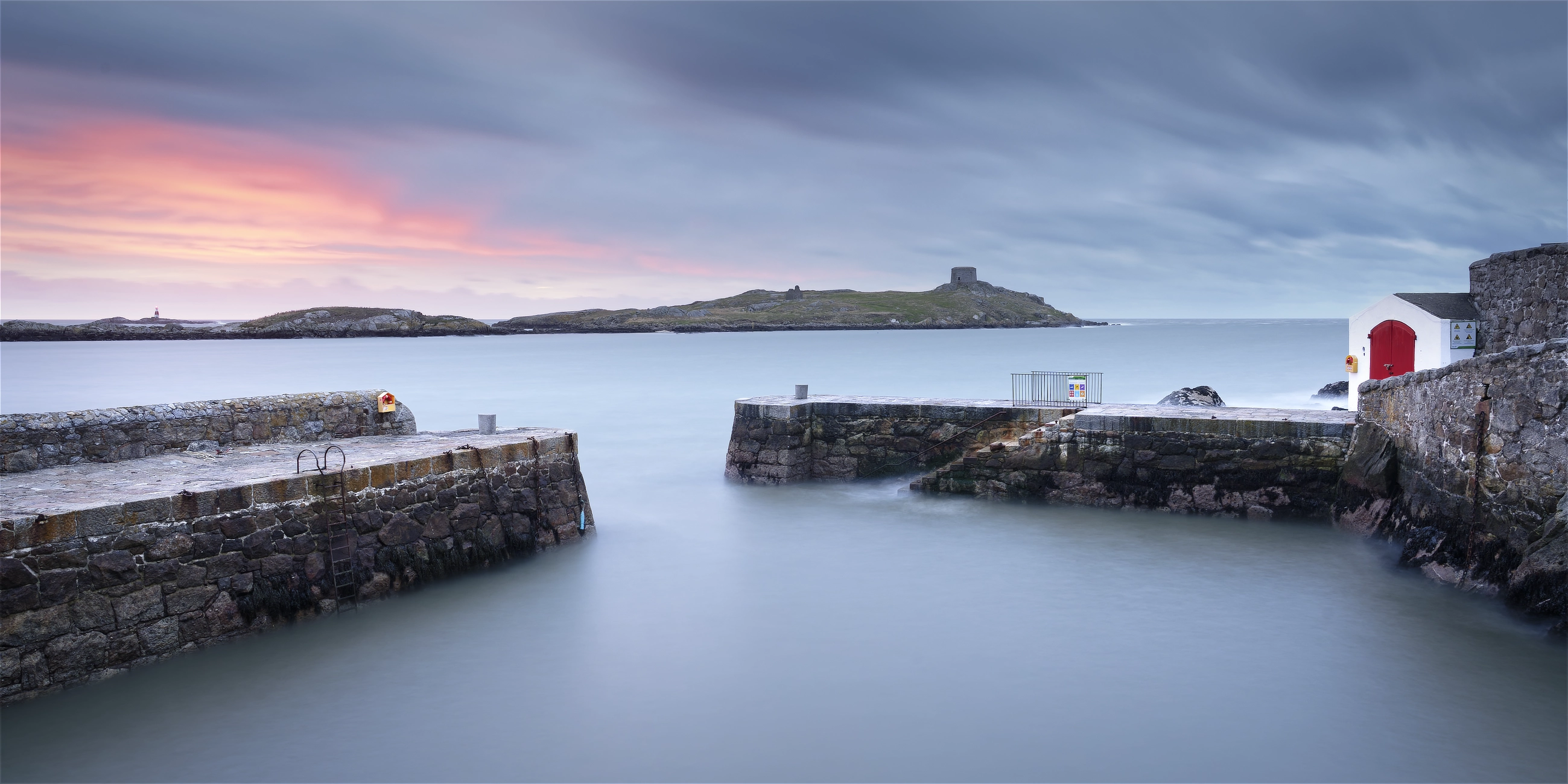Sunrise landscape photo of Coliemore Harbour, Dalkey.